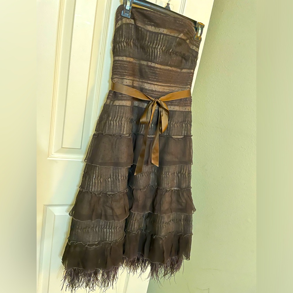 Bcbg Maxazria brown dress